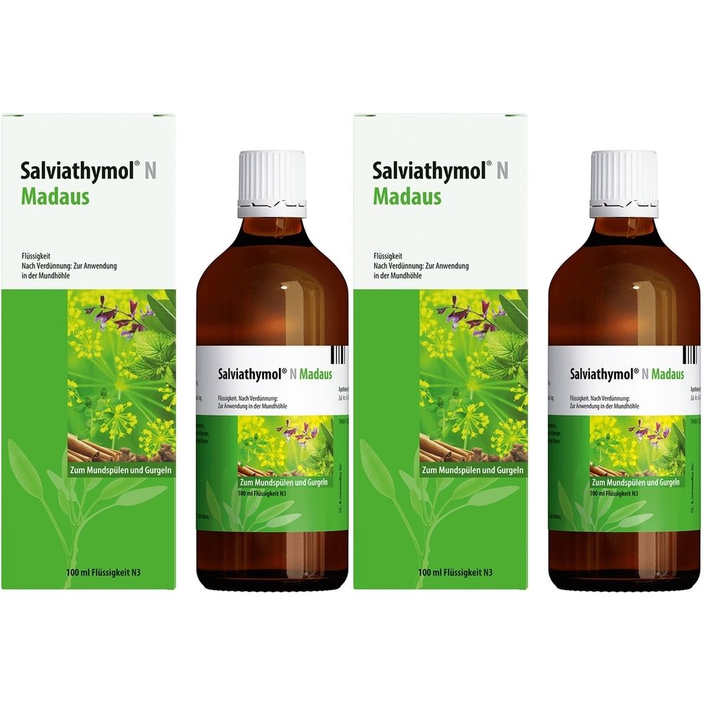 Salviathymol N Madaus Tropfen x2 2x100 ml