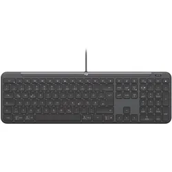 Logitech WIRED KB K620 FOR BUSINESS - GRAPHITE - DEU - CENTRAL-419 (DE, Kabelgebunden), Tastatur, Grau