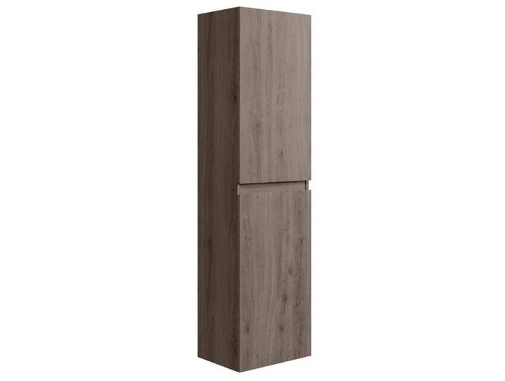 Armoire de rangement Angela Hauteur 150 cm - Badplaats - Chene Marron - Meuble de rangement