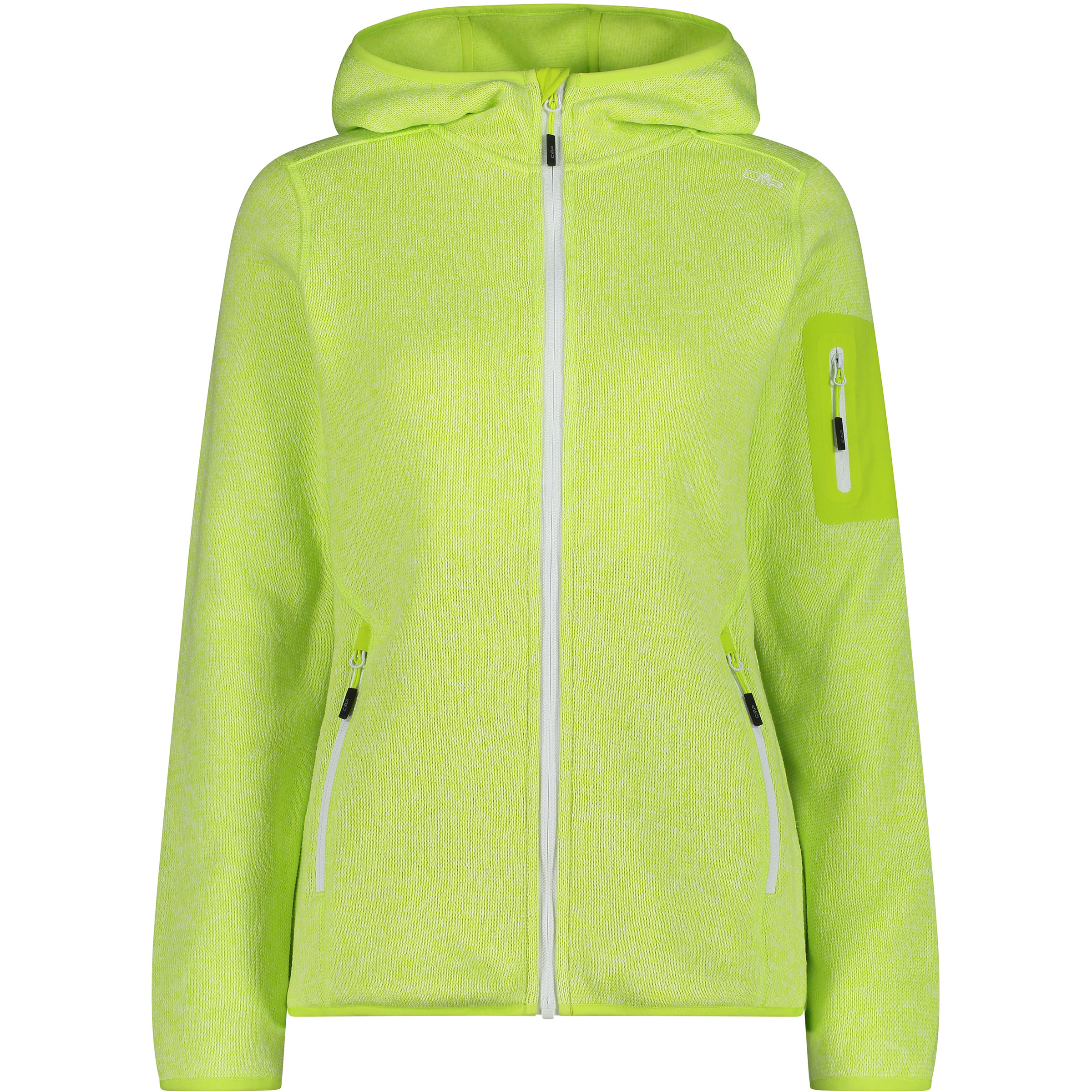 CMP Zip Damen Fleecejacke gruen Größe XXL Trekking Atmungsaktiv