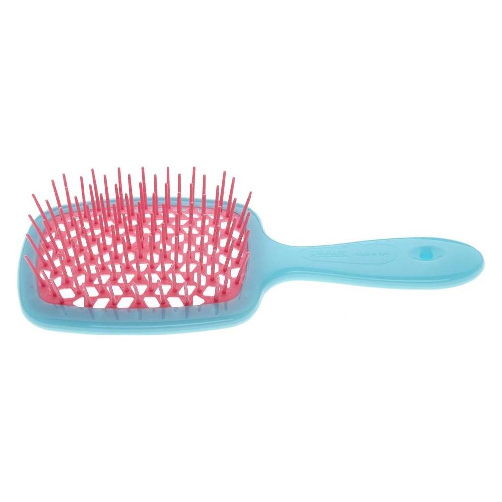 Konjac Sponge Janeke Superbrush Hairdressing Brush For Combing Turquoise-Pink (36674977)