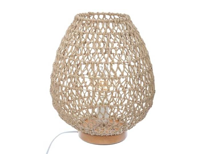 Atmosphera - Lampe à Poser en métal et Papier H 35.5 cm Etel