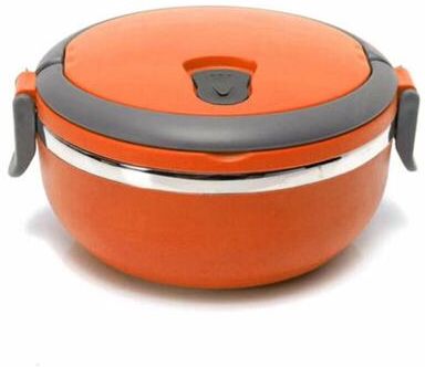 Inspired Finds Stainless Steel Vacuum Insulated Food Flask Travel Lunch Thermos orange 21.98 Fl Oz