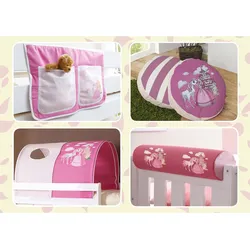 TiCAA Kinder Hochbett Zubehör Set 4-teilig