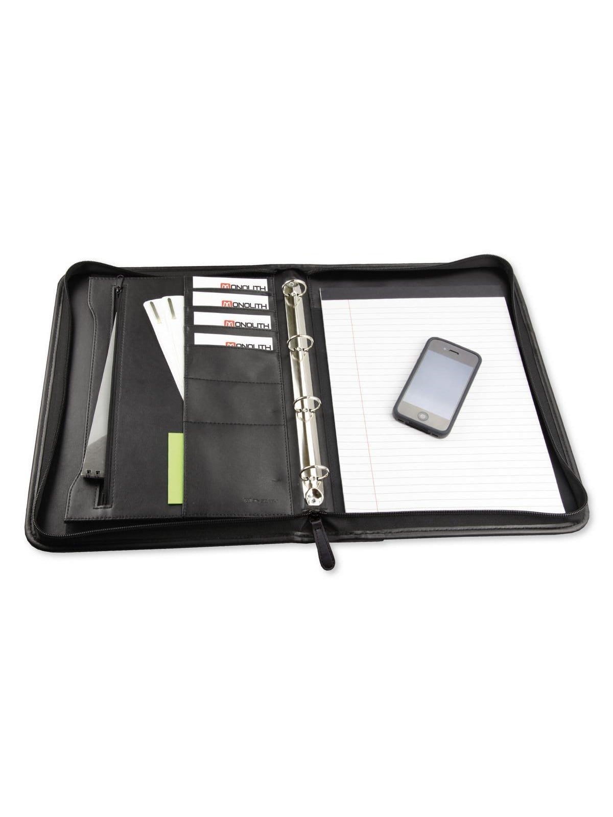 Monolith Productions Conference folder A4. Zipper + rings