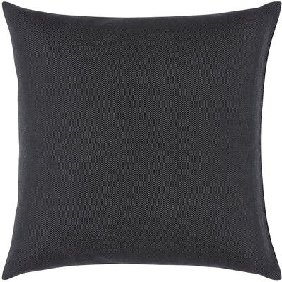Dekokissen PAD "Risotto", grau (anthrazit, unifarben), B:50cm L:50cm, Baumwolle, Dekokissen_Sitzkissen_Kissenhüllen, einzigartiges Design, 1 Stück