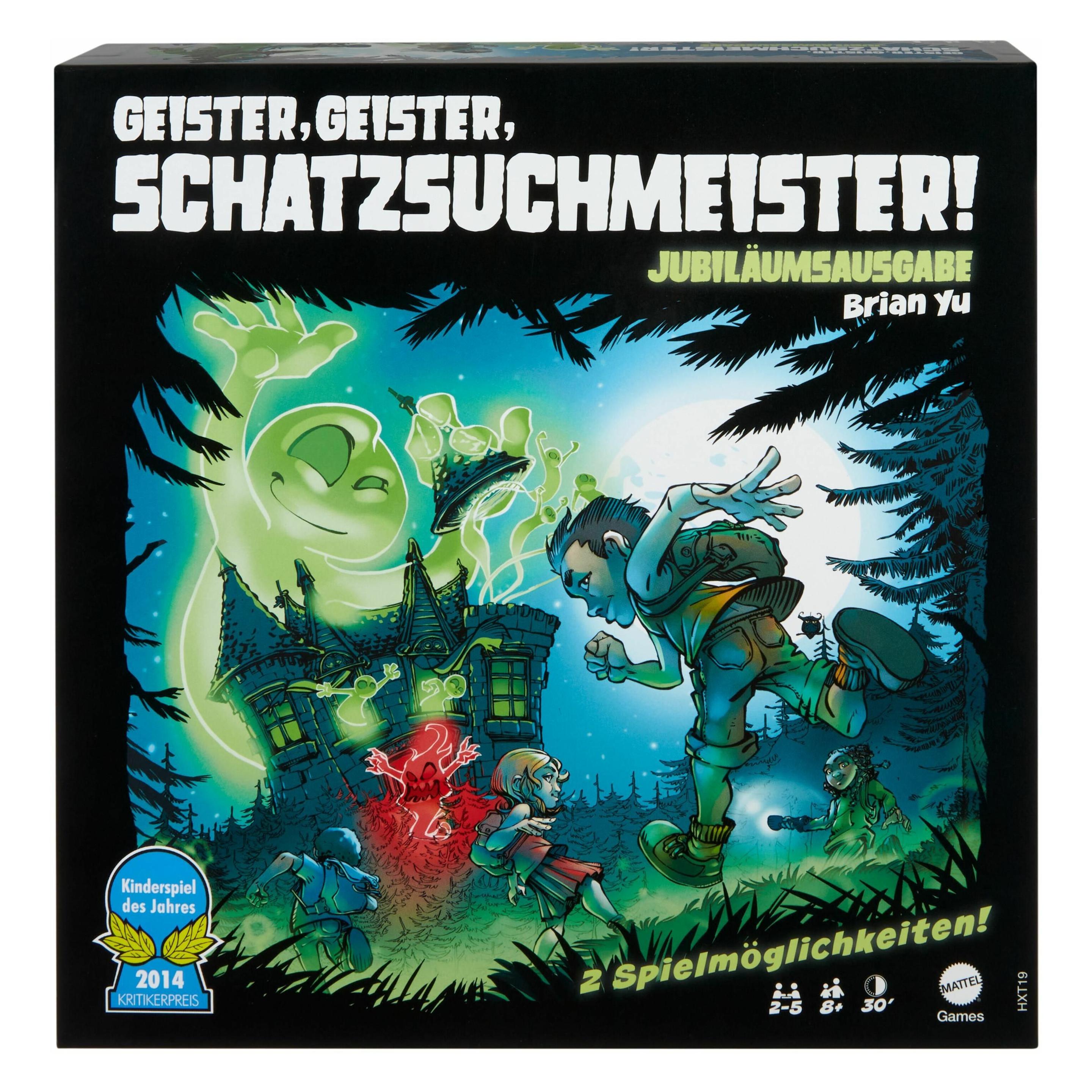 Mattel Games Geister, Geister, Schatzsuchmeister (Deutsch, 2 - 4 Spieler) (HXT19)
