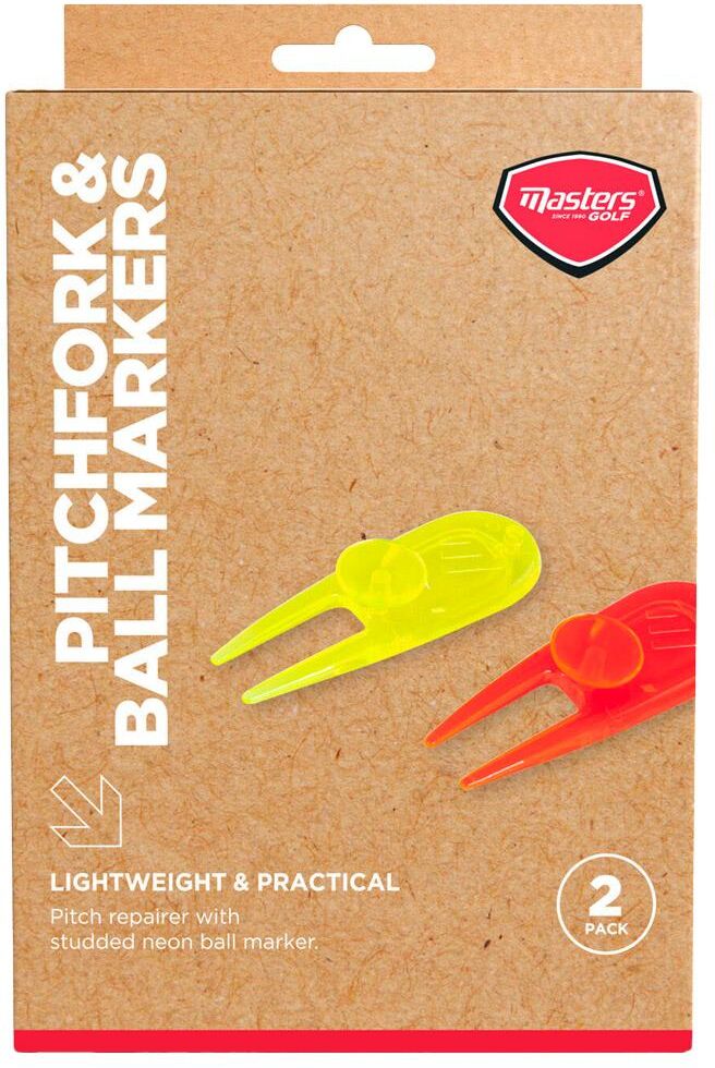 Masters  - Neon Pitchfork & Ball Markers - Marque balle