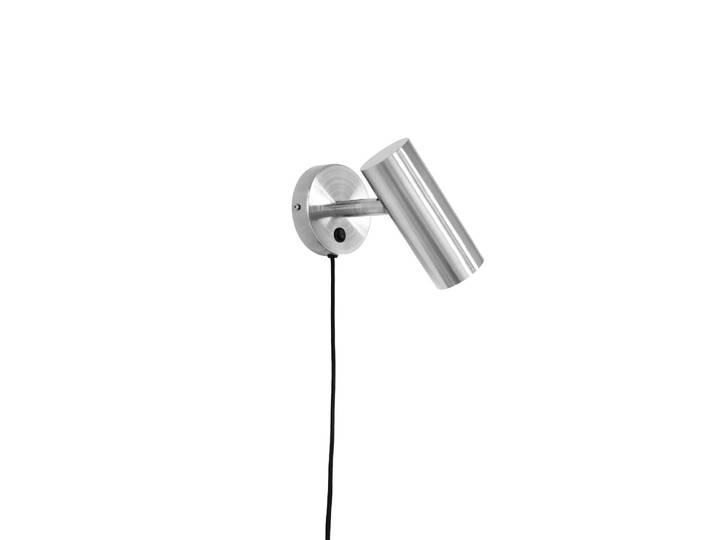 Naja Lampe Murale Argentée.