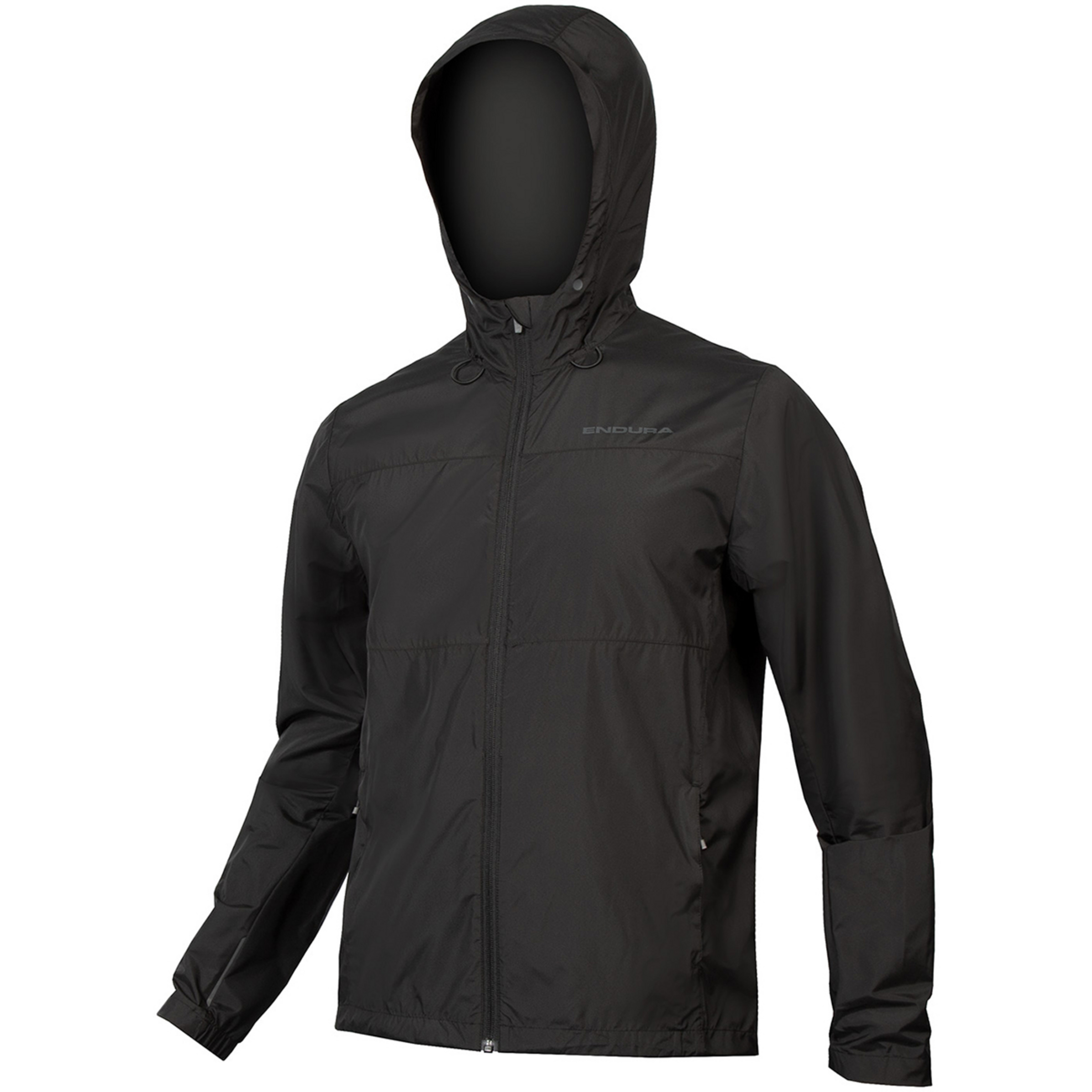 Endura Hummvee Windproof Shell Herren Fahrradjacke schwarz Größe M Mountainbike | Gravel Klein verpackbar Wasserabweisend