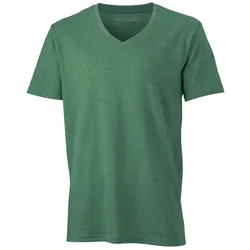 Heather T-Shirt "JN974" - S - green-melange