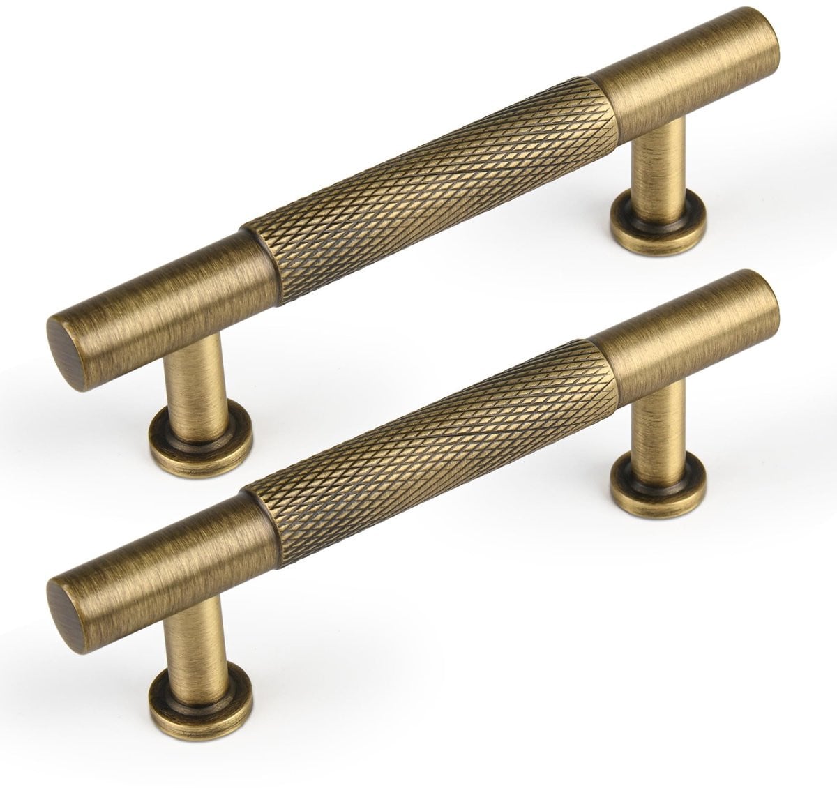 Antieke Messing Kastknop - 5 Stuks T-vormig, Retro Stijl