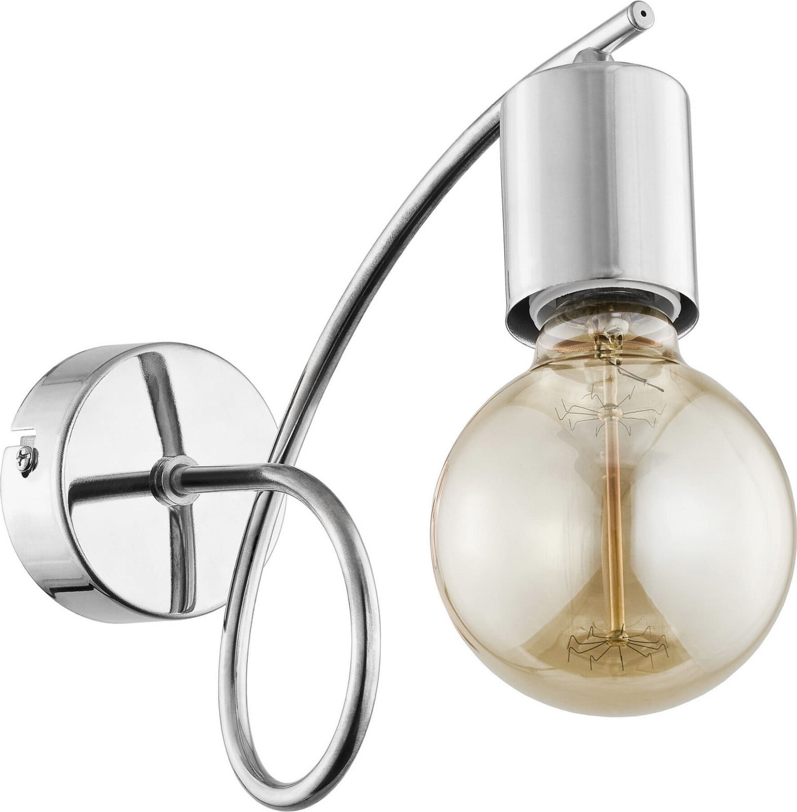 Kinkiet Alfa wandlamp chroom 1x60W