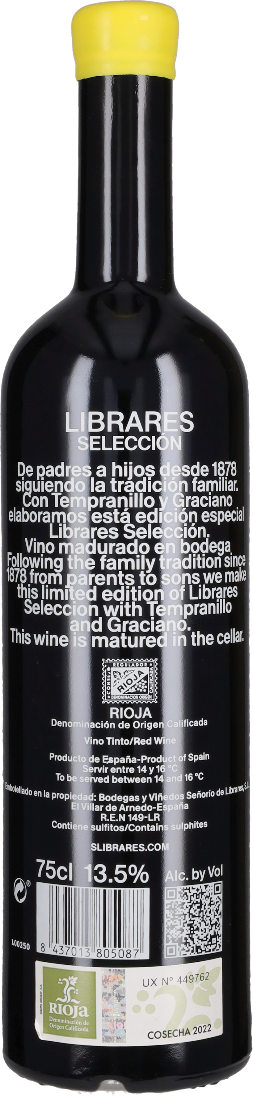 Señorio De Librares Rioja Selección 2022