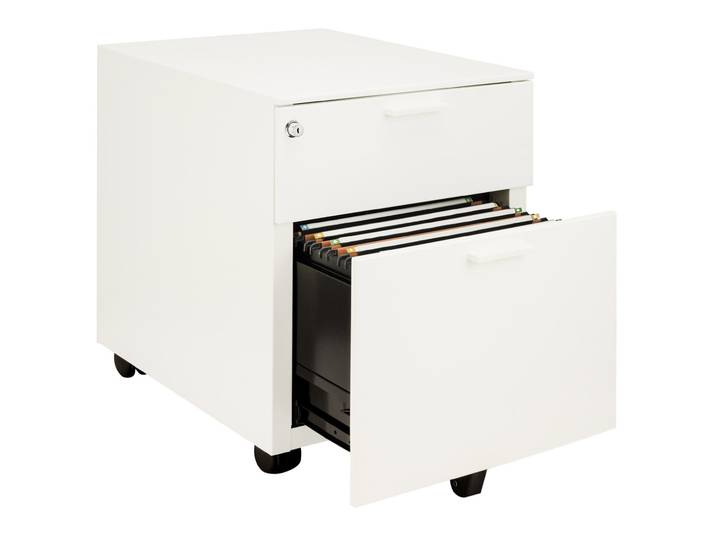 Caisson mobile Casting - 2 tiroirs - Blanc