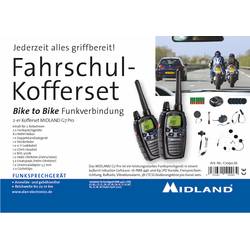 Midland Fahrschul-Kofferset Bike to Bike G7 Pro C1090.S6 PMR/LPD-Handfunkgerät 2er Set