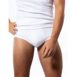 Schöller Merkur Doppelripp Slip 5er Pack | 8 (XXL) | Weiss (SC-0060)