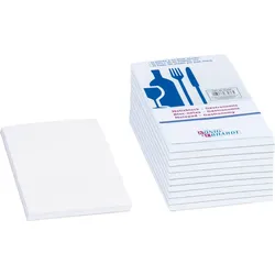 KÖNIG & EBHARDT Notizzettel geleimt 7.5 cm  x 14 cm weiß