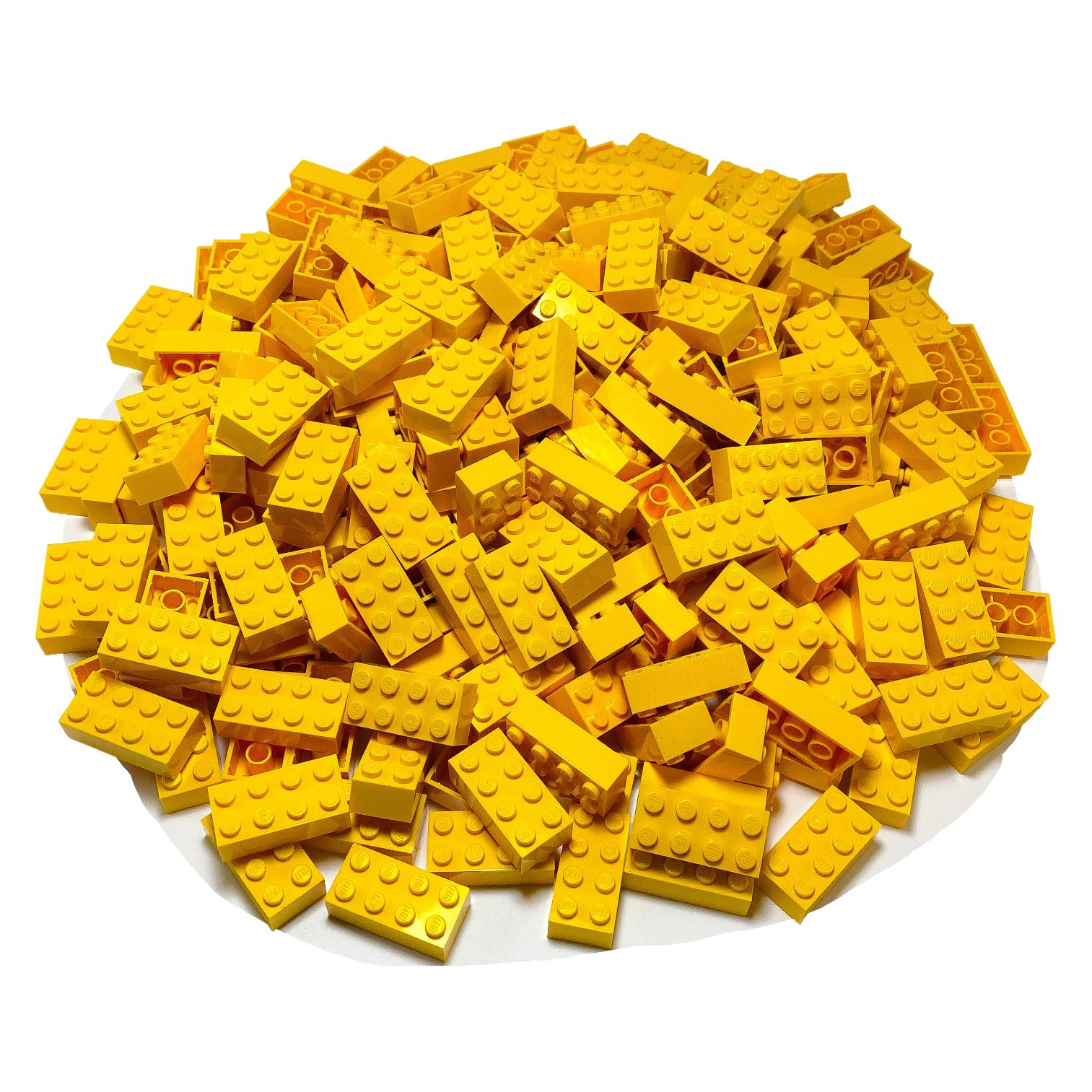 LEGO 2x4 Steine Hochsteine Gelb - Classic, Basic, City - Yellow Bricks 3001 NEU! Menge 100x (3001) (n.v.)