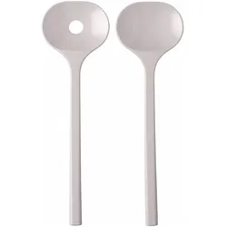 Mepal Salatbesteck PEBBLE, Servierbesteck, Weiss