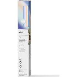 Cricut, Bastelpapier, Vinylfolie Holographisch 30.5 x 122 cm, 1 Stück, Blau (1x)
