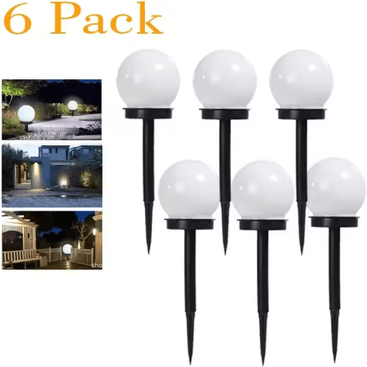 Inspire Picks Solar LED Bulb Lights Waterproof Outdoor Garden & Landscape Lamps (1, 3 Or 9 Pack) 6pack