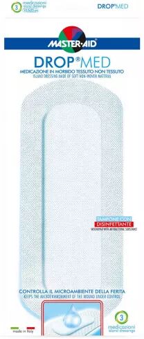 Master Aid Drop Med Micro-Environment Dressing 10.5x30cm x3