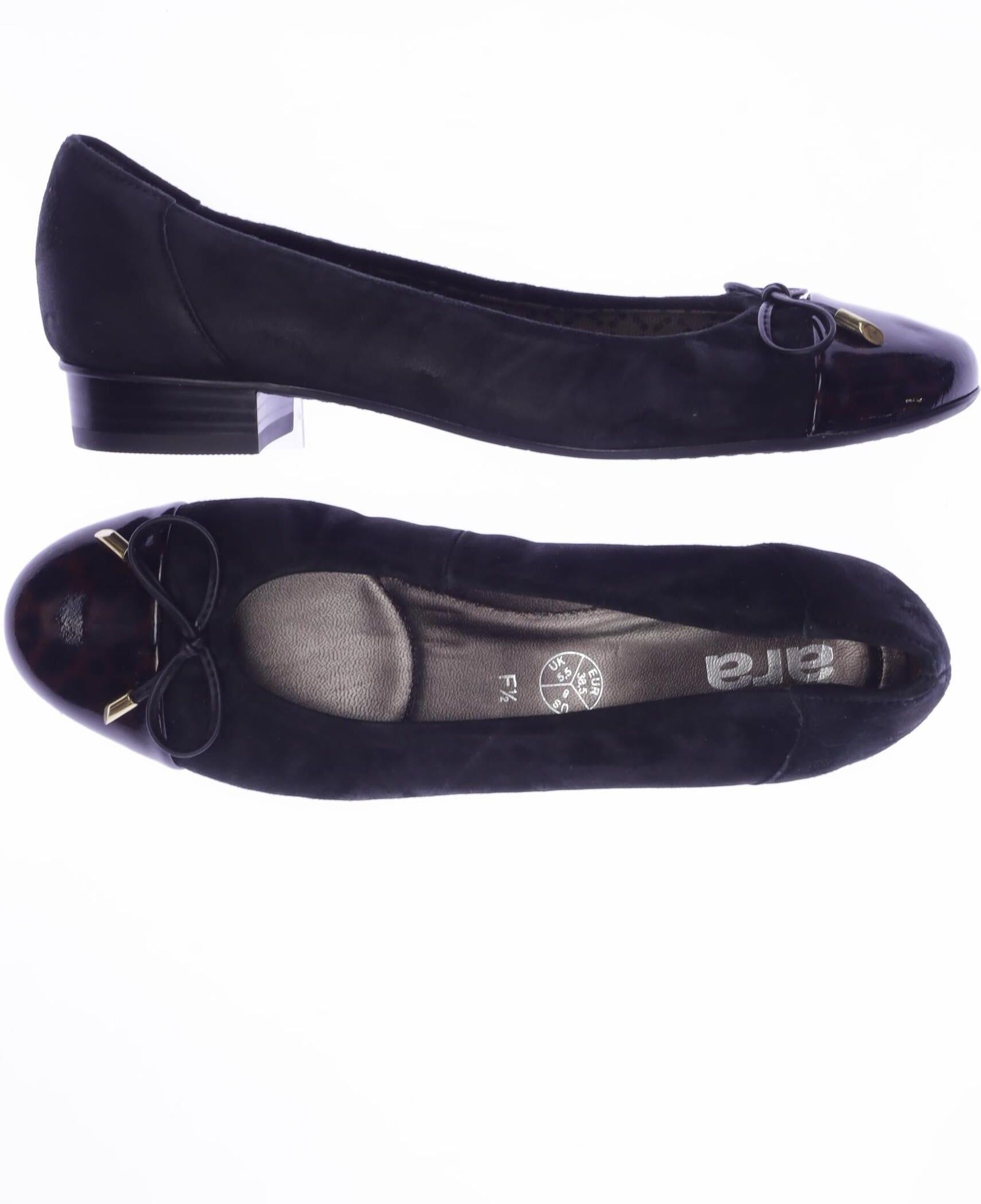 Ara Damen Ballerina, Schwarz, Gr. EU 38.5, Leder - Second Hand