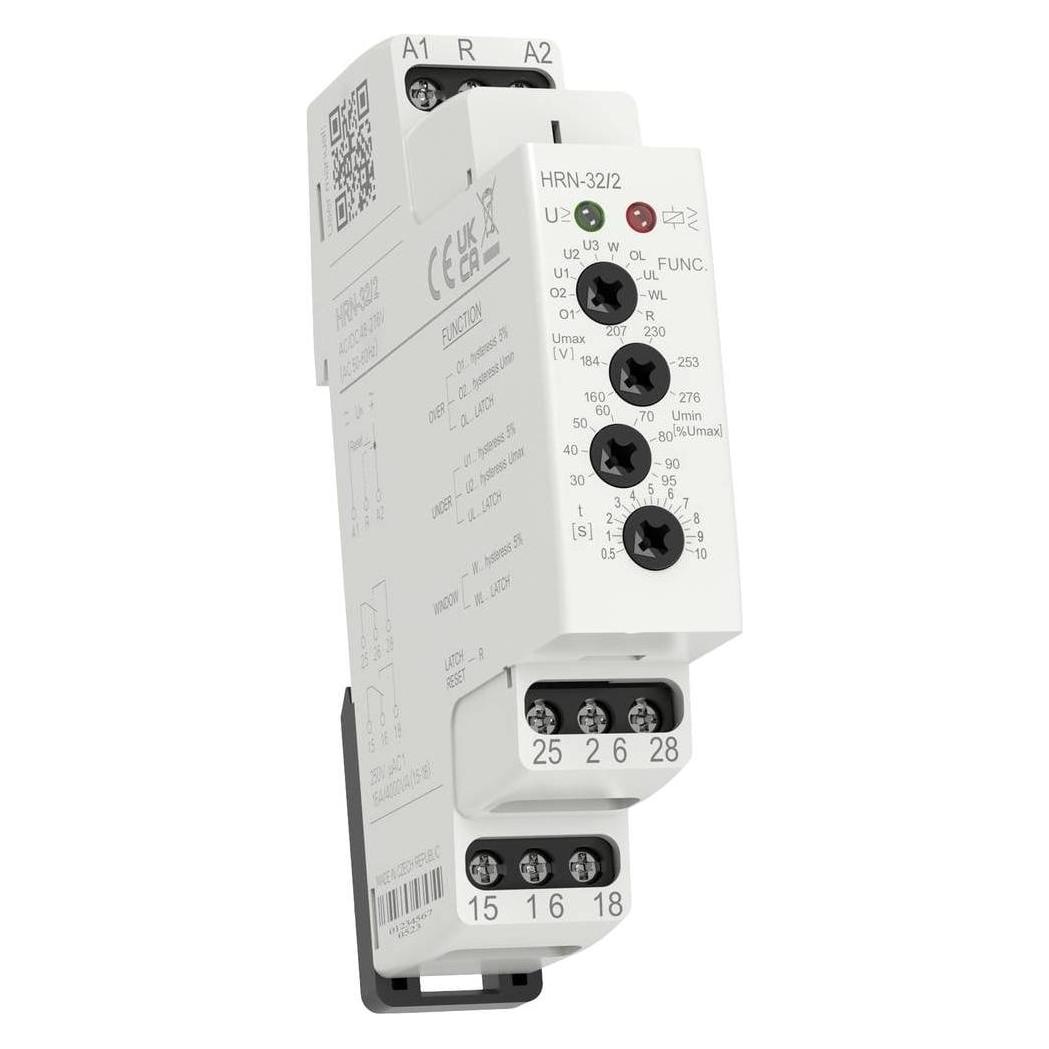 Rose Lm Überwachungsrelais 48, 48 - 276, 276 V/AC, V/DC 1 Wechsler HRN-32/2 1St. (HRN-32/2)