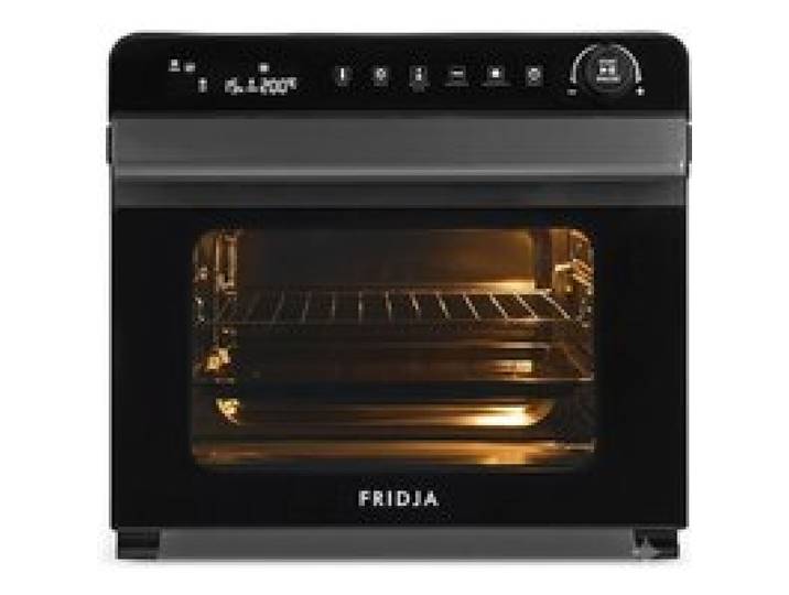 Four à air chaud 30 L - FRIDJA - Four multifonction et friteuse sans huile 1600 W 18 programmes tournebroche - F77 Super Oven Pro