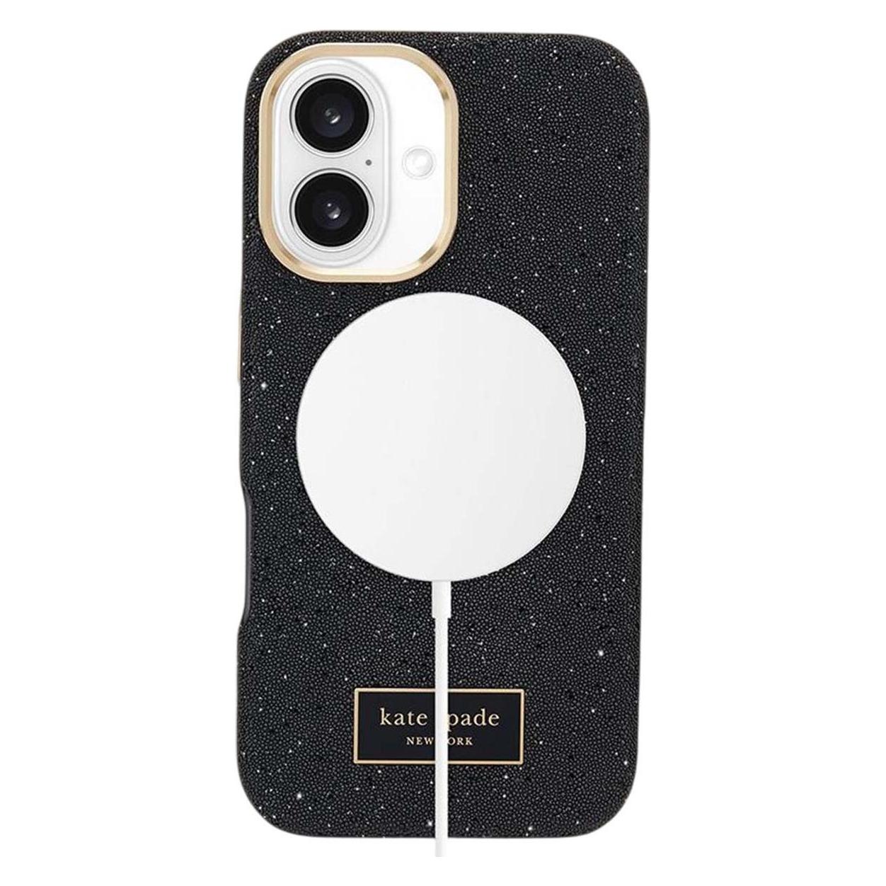 Kate Spade Crystal Pave MagSafe - iPhone 16 Hülle (Dunkelheit) (Apple iPhone 16) (KS054354)