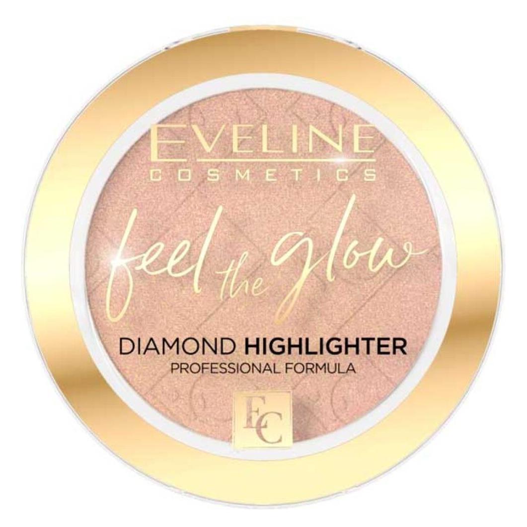 Eveline Feel The Glow Highlighter In Stone 02 Beach Glow 4.2G (02, Highlighter) (5903416034148)