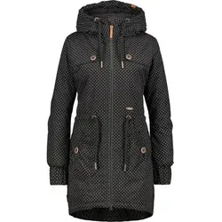 ALIFE AND KICKIN Parka CHARLOTTE, Größe 34 in Schwarz Schwarz