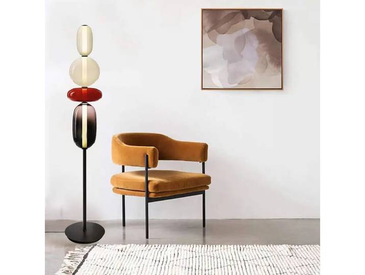 Nordique coloré verre Design lampadaire abat-jour en verre table lumière sur pied lampadaire chambre salon étude llighting