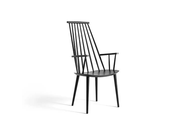 HAY J110 Armlehnstuhl Black lacquered beech