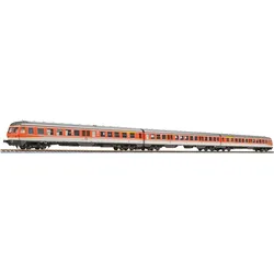Liliput Dieseltriebw. BR 614/914 blutorange/kieselgrau 3-tlg. Umbau DB AG Ep.V