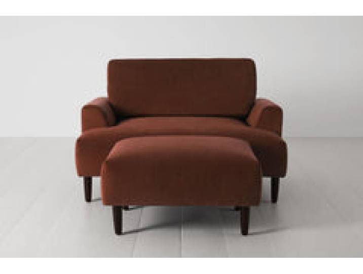 Chaiselongue Model 05, Ziegelrot