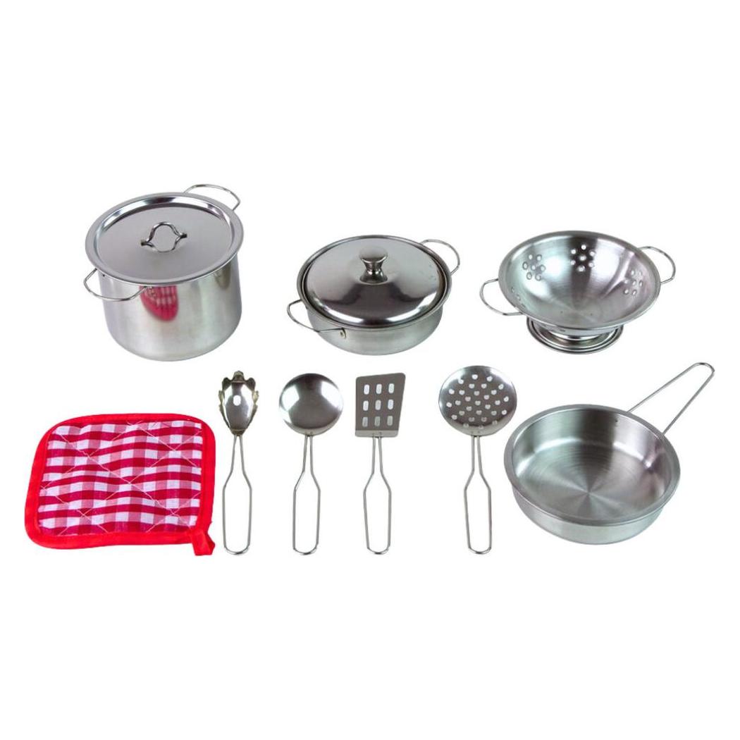 Lean Toys A set of pots and kitchen accessories for children (37441723)