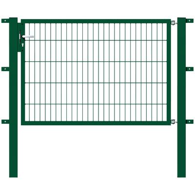 Zauneinzeltür ALBERTS "Flexo", grün, B:150cm H:100cm, Stahl, Tore, 150 cm Breite, in versch. Höhen