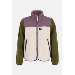 Danefae Danebirk Fleecejacke Oliv Grün Flieder Weiß