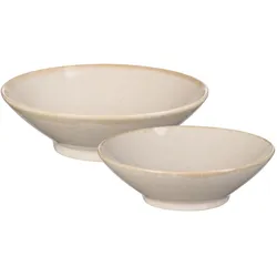 Ritzenhoff & Breker Sahara Servierschalen-Set, Schüssel + Schale, Beige