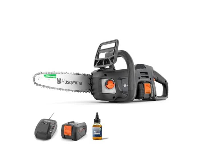Husqvarna Tronçonneuse sur Batterie C15X-P4A (lithium-ion\, 18V\, vitesse de coupe élevée\, avec batterie et chargeur)