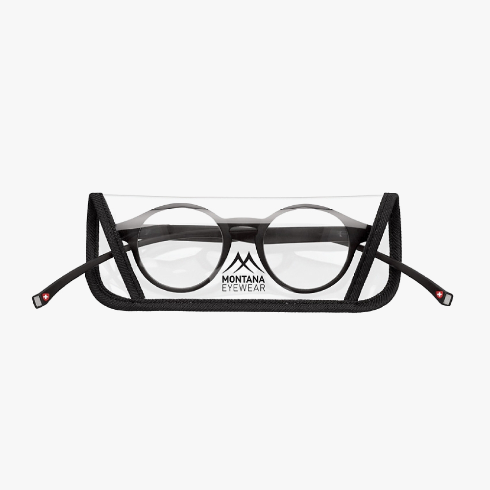 Montana Eyewear Magnet Reading Glasses Unisex Black 1&nbsp;un. +3.00