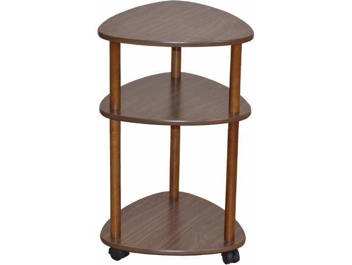 Beistelltisch HOME AFFAIRE, braun (nussbaum), B:40cm H:66cm T:40cm, Tische, Beistelltisch