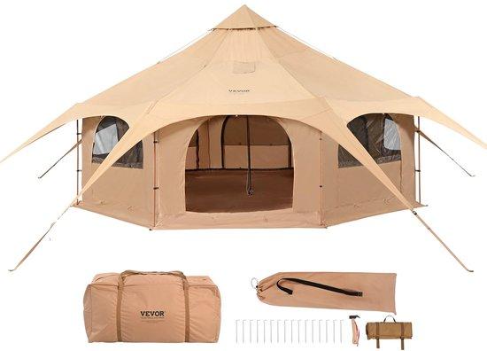 Famanu Yurt Zelt - geräumige und langlebige Campinglösung - beige