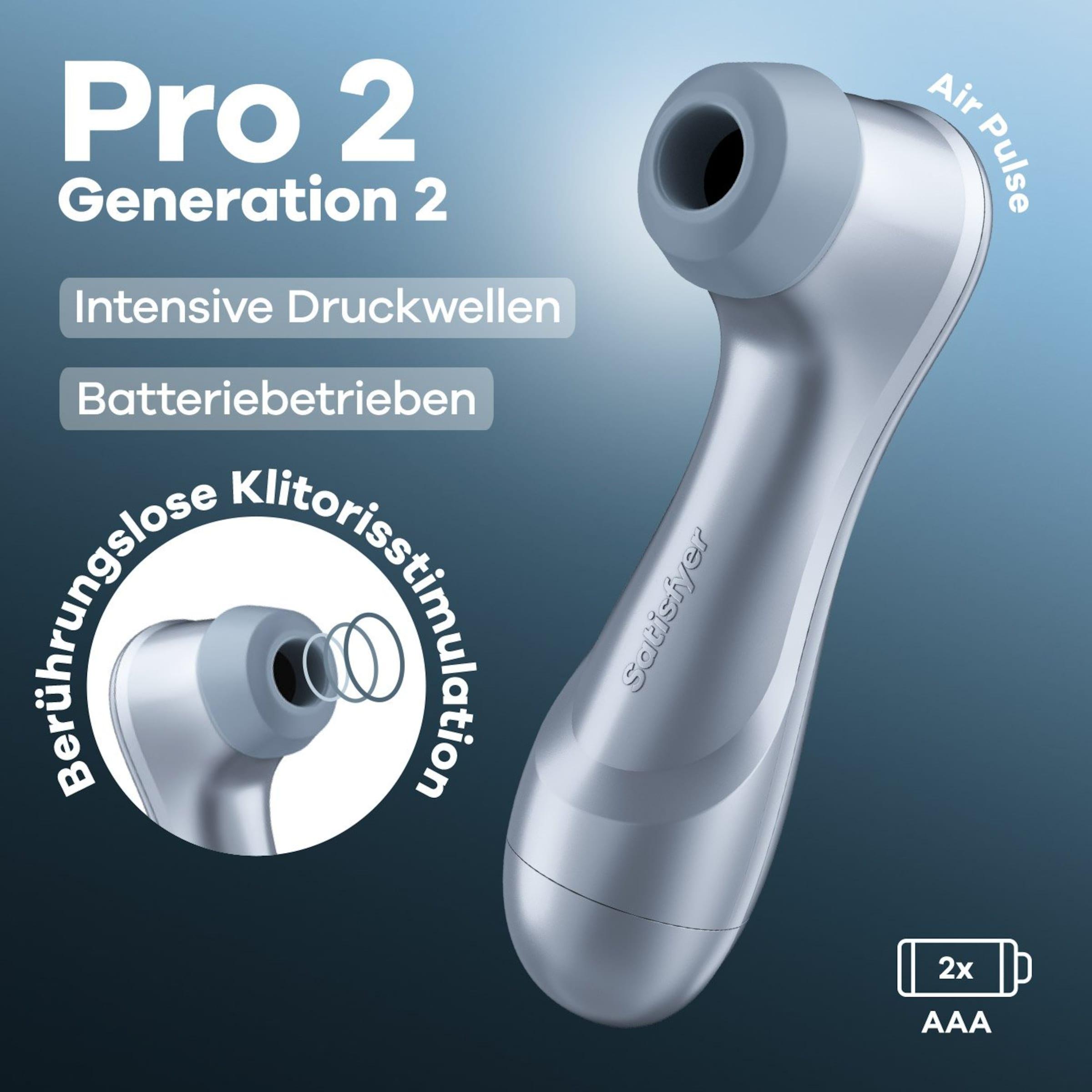 Satisfyer Pro 2 Generation 2 - Batteriebetrieben, 16,5 cm