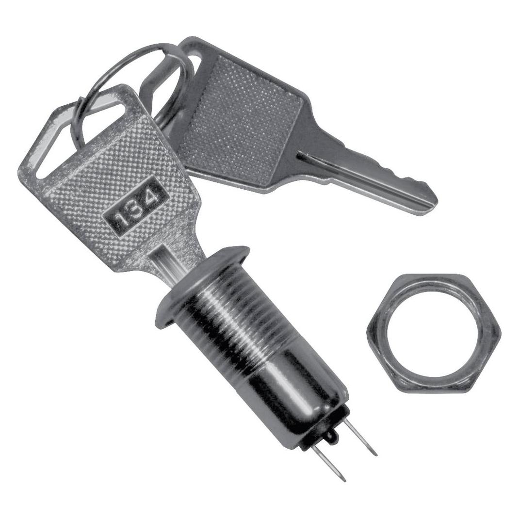Tru Components TC-SS1U TC-SS1U Schlüsselschalter 3 A 1 x Ein/Ein 1 St. (TC-SS1U)