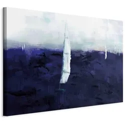 Leinwandbild Maritime Memory Blau/Grauweiß ca. 120x80x1,2cm