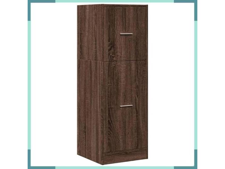 Armoire apothicaire - Mod. 855202 - Chêne marron - 40x41x118 cm - 3 tiroirs