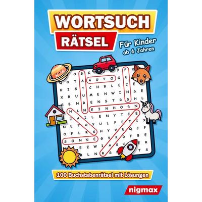 Wortsuchrätsel für Kinder ab 6 Jahren, Taschenbuch von Nigmax Verlag, Nigmax, 978-94-038-6360-3